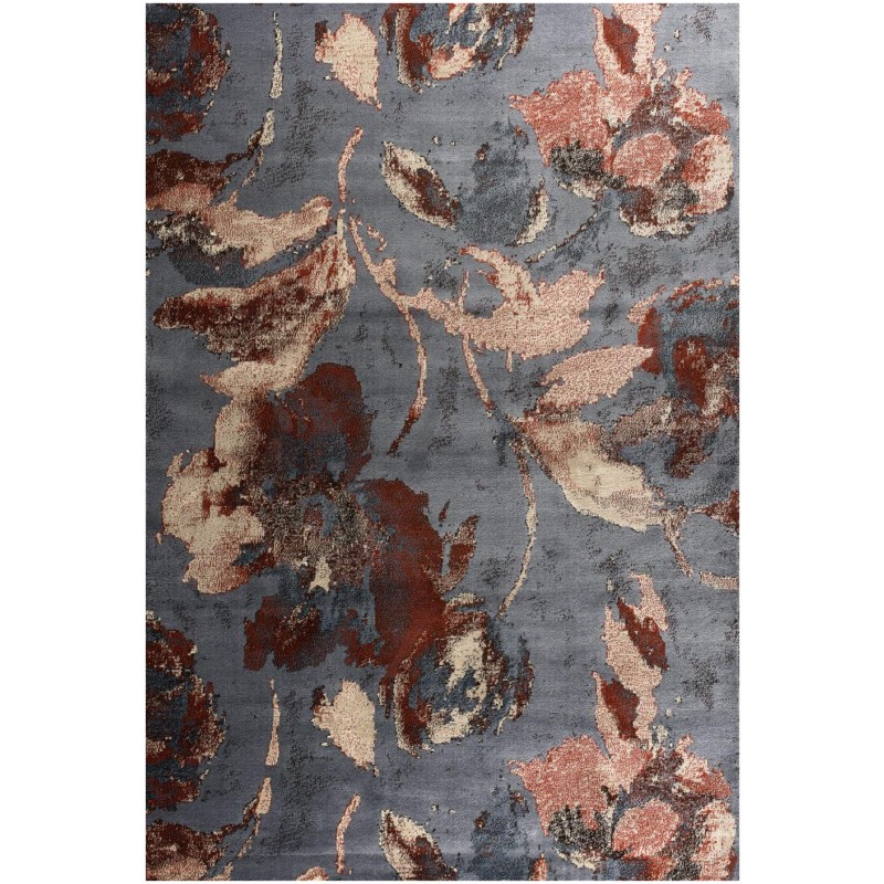 Tapete Eden Flores Secas en Rojo