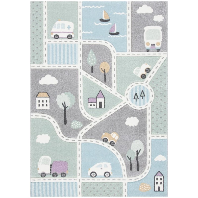 Tapete Carrusel Calles y Coches