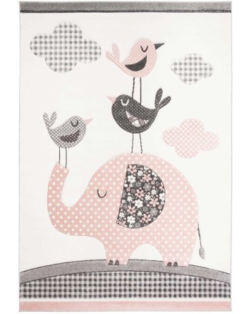 Tapete Carrusel Elefantito con Pajaros