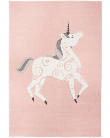 Tapete Carrusel Unicornio Rosa