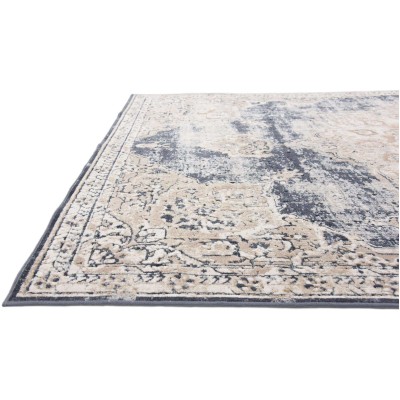 Tapete Castillo Gran Roseta Azul Obscuro