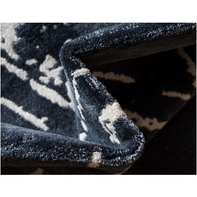 Tapete Christie Rombos Azul Marino