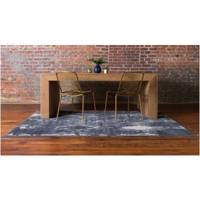 Tapete Christie Rombos Azul Marino