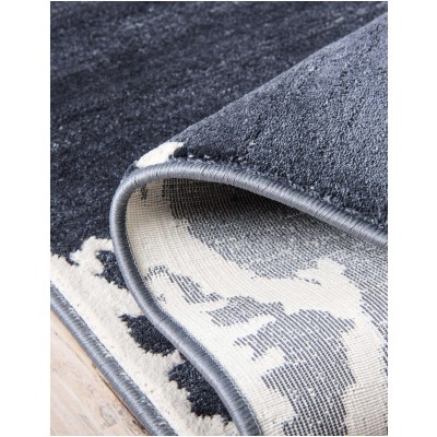 Tapete Christie Rombos Azul Marino