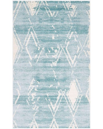 Tapete Christie Rombos Turquesa