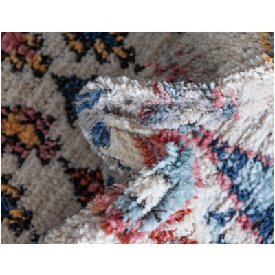 Tapete Rania Rombos en Franjas Multicolor