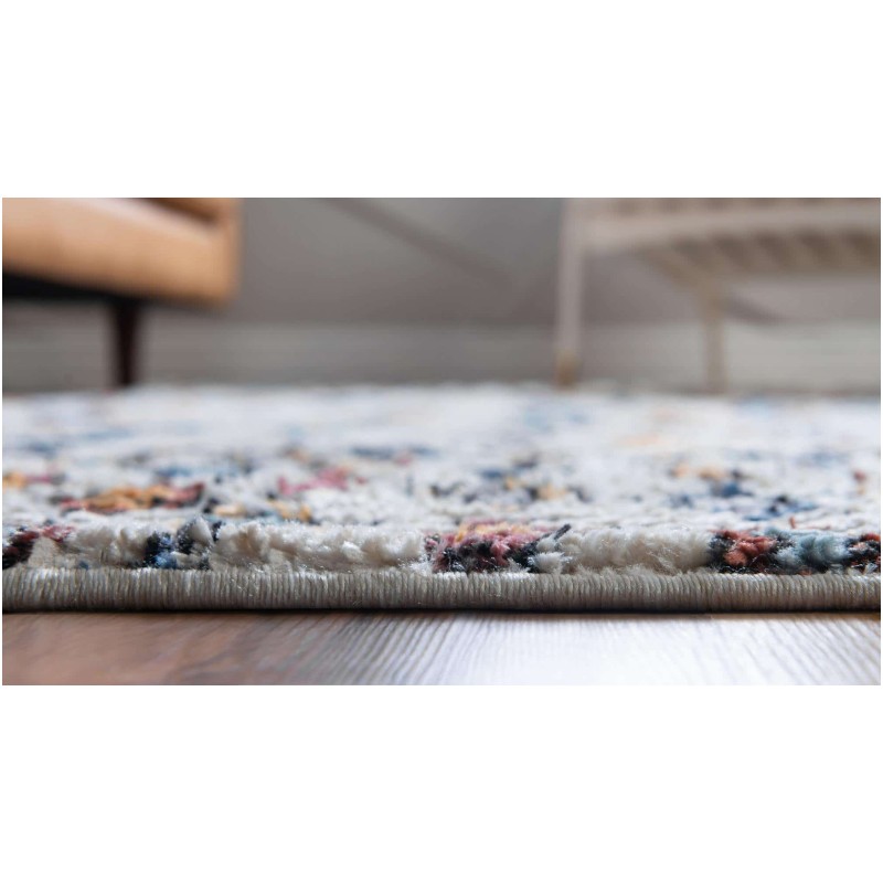 Tapete Rania Rombos en Franjas Multicolor