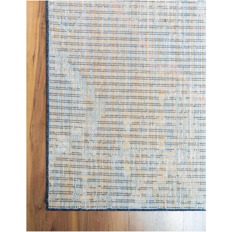 Tapete Rania Rombos Gigantes Azul Marino