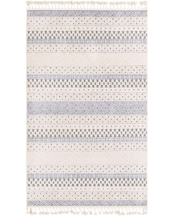 Tapete Aria Franjas y Puntos