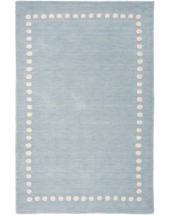 Tapete Kiddo Borde de Puntos en Azul