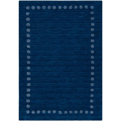 Tapete Kiddo Borde de Puntos en Azul Marino