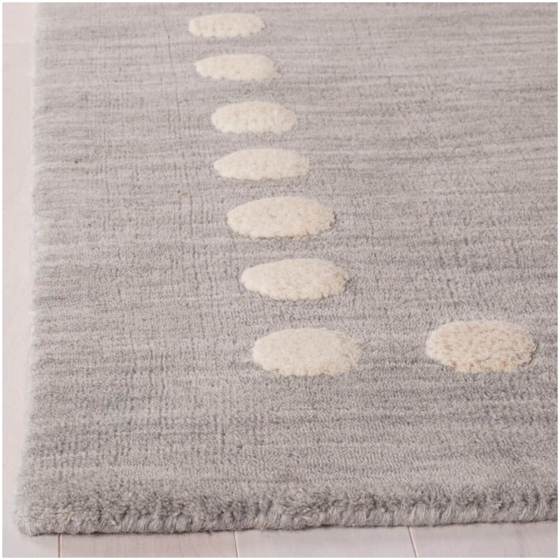 Tapete Kiddo Borde de Puntos en Gris