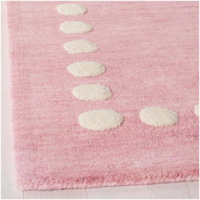 Tapete Kiddo Borde de Puntos en Rosa