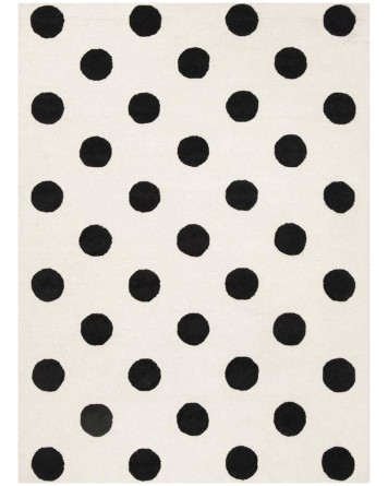 Tapete Kiddo Lunares Negros
