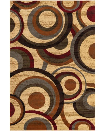 Tapete Espresso con Circulos