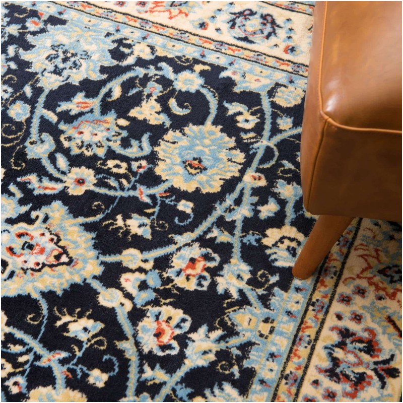 Tapete Valle Persa en Azul Marino