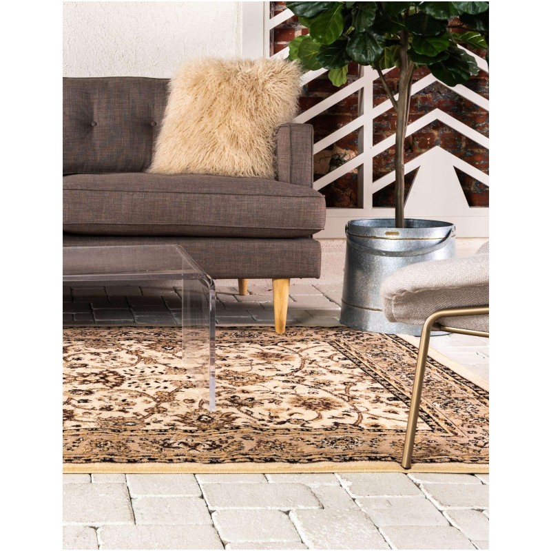 Tapete Valle Persa en Marfil