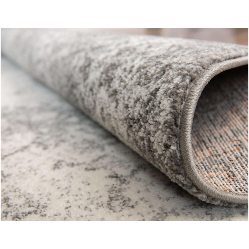 Tapete Italo Medallón Desvanecido Gris