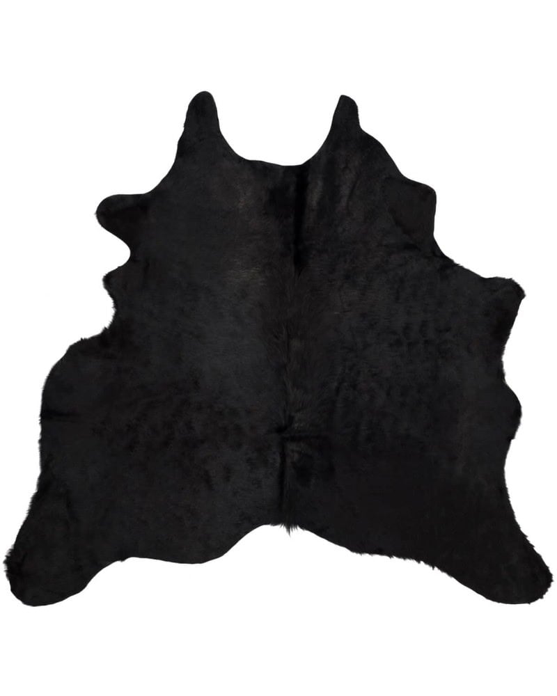 Tapete Gaucho Piel de Vaca en Negro