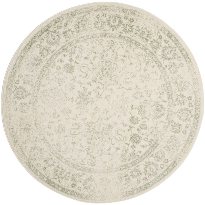 Tapete Adira Arboleda Desgastada en Marfil y Sabia