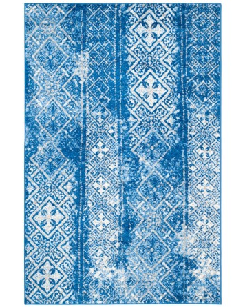 Tapete Adira Columnas de Diamantes en Azul