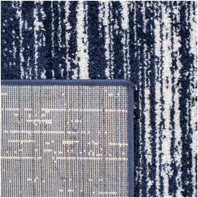 Tapete Adira Desvanecido en Marino