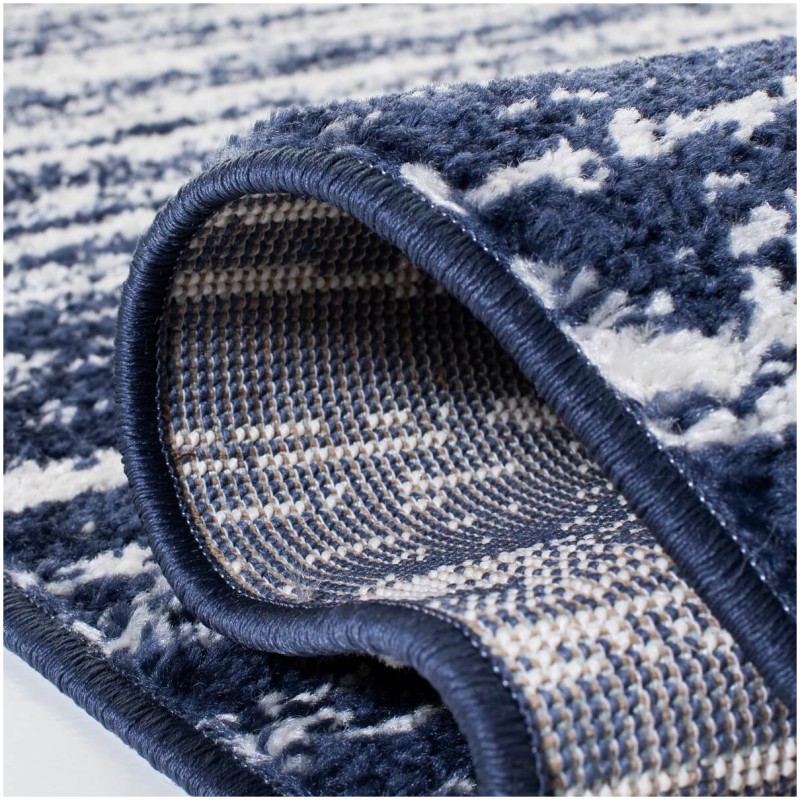 Tapete Adira Desvanecido en Marino