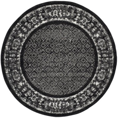 Tapete Adira Enmarcado Tribal en Negro