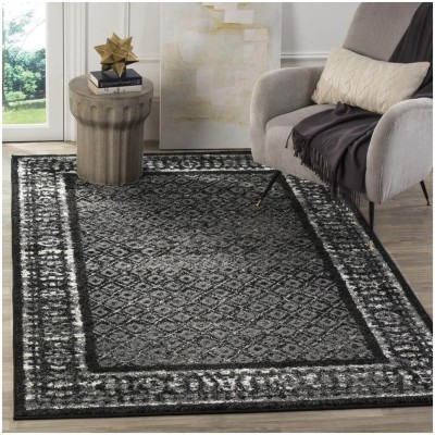 Tapete Adira Enmarcado Tribal en Negro