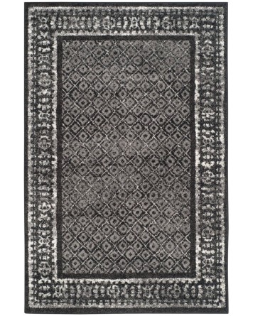 Tapete Adira Enmarcado Tribal en Negro