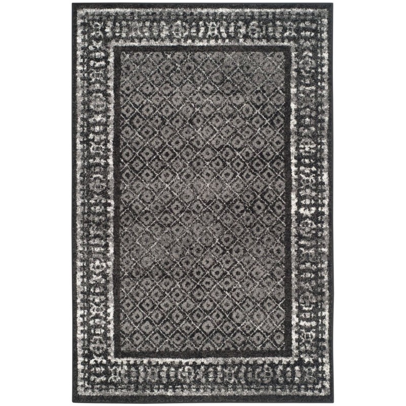 Tapete Adira Enmarcado Tribal en Negro