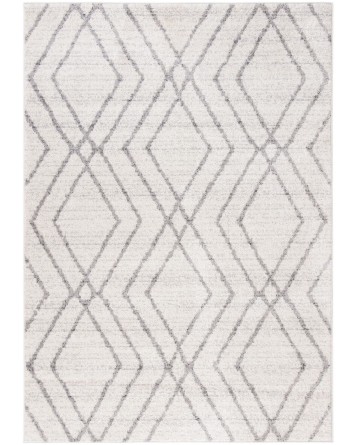 Tapete Adira Enrejado Cruzado Gris