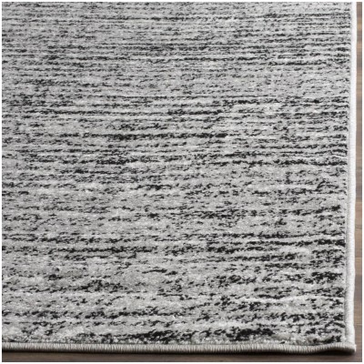 Tapete Adira Rayas Onduladas en Negro