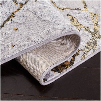 Tapete Emilia Abstracto Roca Dorada