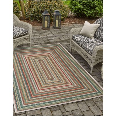 Tapete Cabos Rectángulos Multicolor