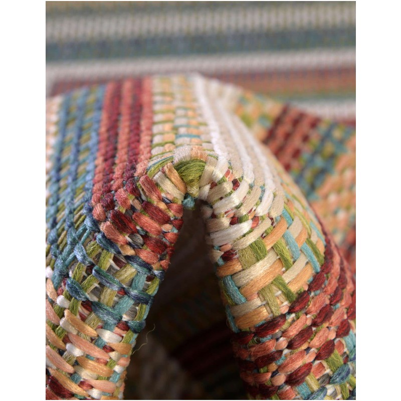 Tapete Cabos Rectángulos Multicolor