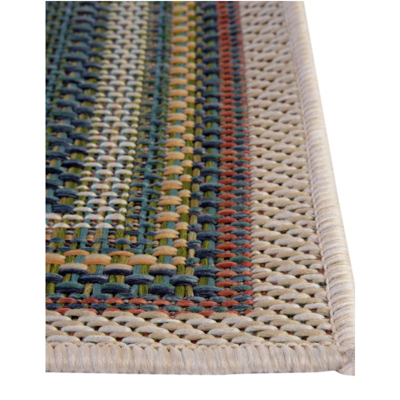 Tapete Cabos Rectángulos Multicolor