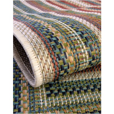 Tapete Cabos Rectángulos Multicolor