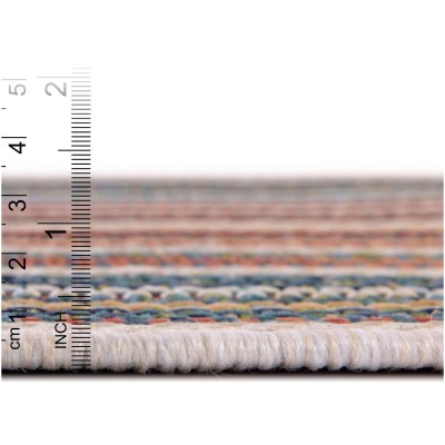 Tapete Cabos Rectángulos Multicolor