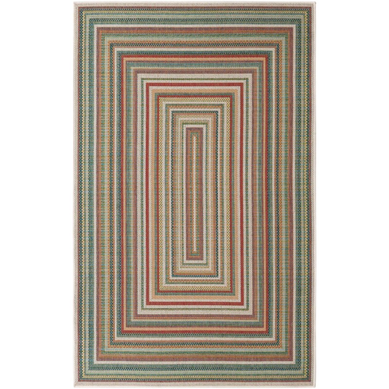 Tapete Cabos Rectángulos Multicolor