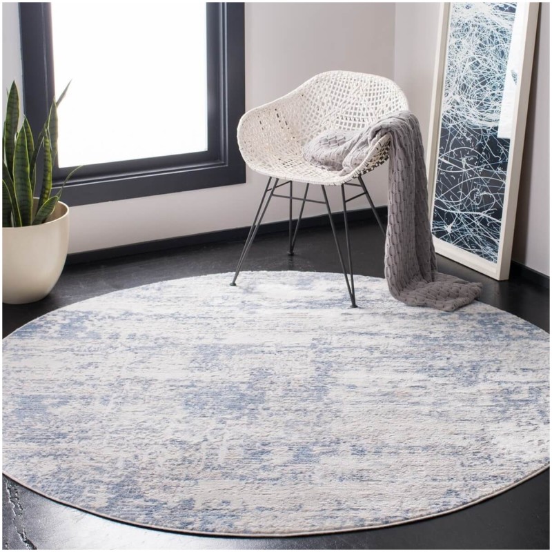 Tapete Emilia Neblina con Azul