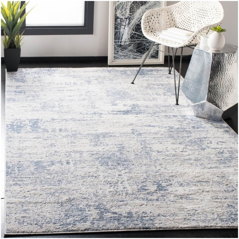 Tapete Emilia Neblina con Azul