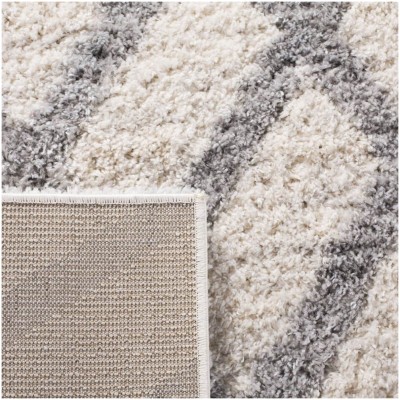 Tapete Bavaria Enrejado Central Gris con Crema