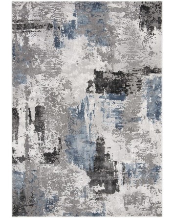 Tapete Destreza Brochazos con Azul