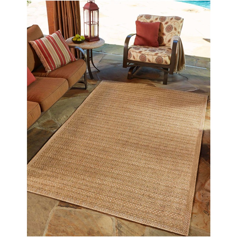 Tapete Exterior Borde Delgado Natural