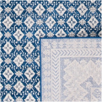 Tapete Westside Patron Enmarcado en Azul