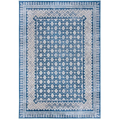 Tapete Westside Patron Enmarcado en Azul