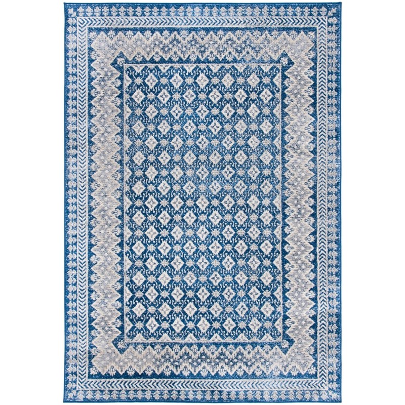 Tapete Westside Patron Enmarcado en Azul