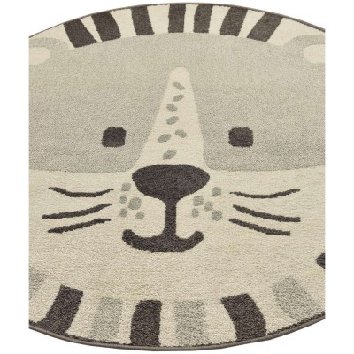 Tapete Fantasia León en Gris