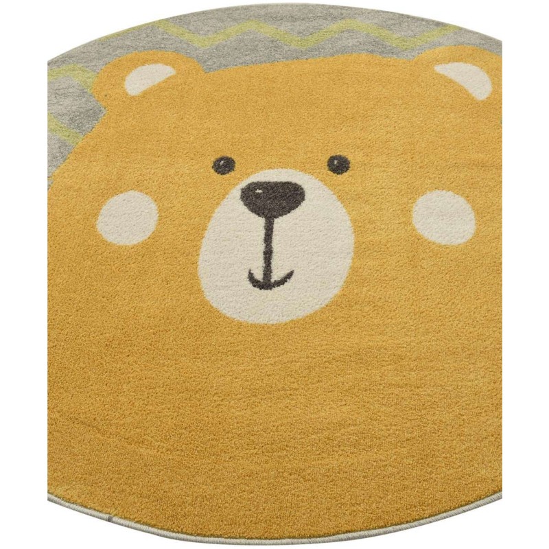 Tapete Fantasia Oso Feliz en Amarillo